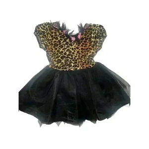 LEOPARD KITTY PRINCESS COSTUME XS 4 TCP CAT HALLOWEEN DRESS CHILDREN'S PLACE